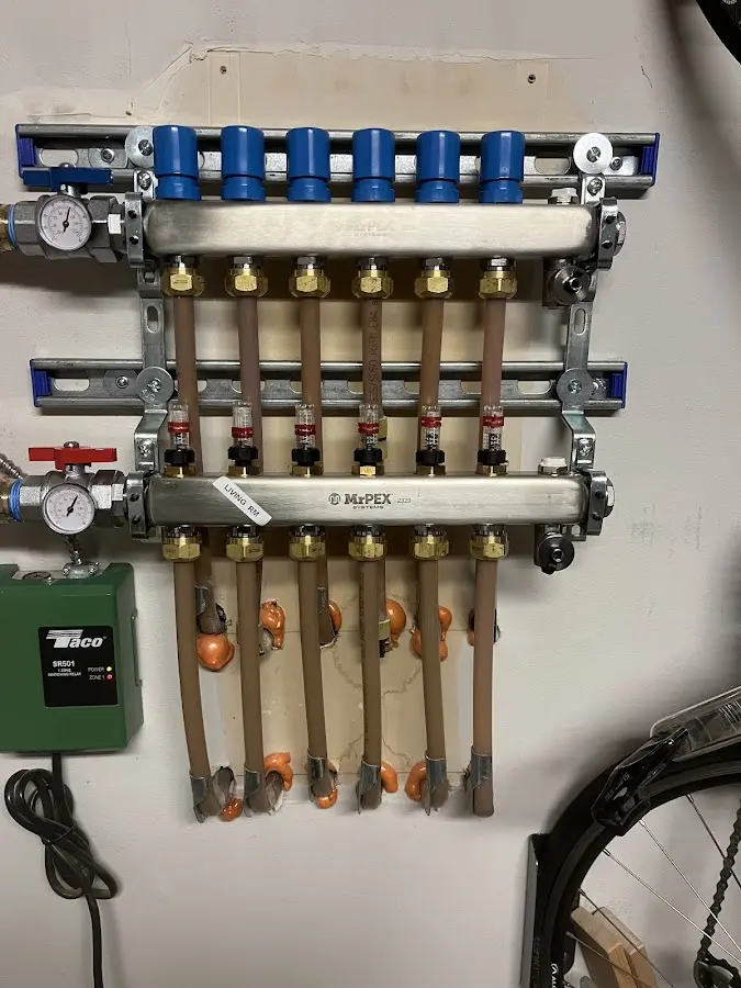 Plumber performing Leak Detection at a residential property in Tarrant